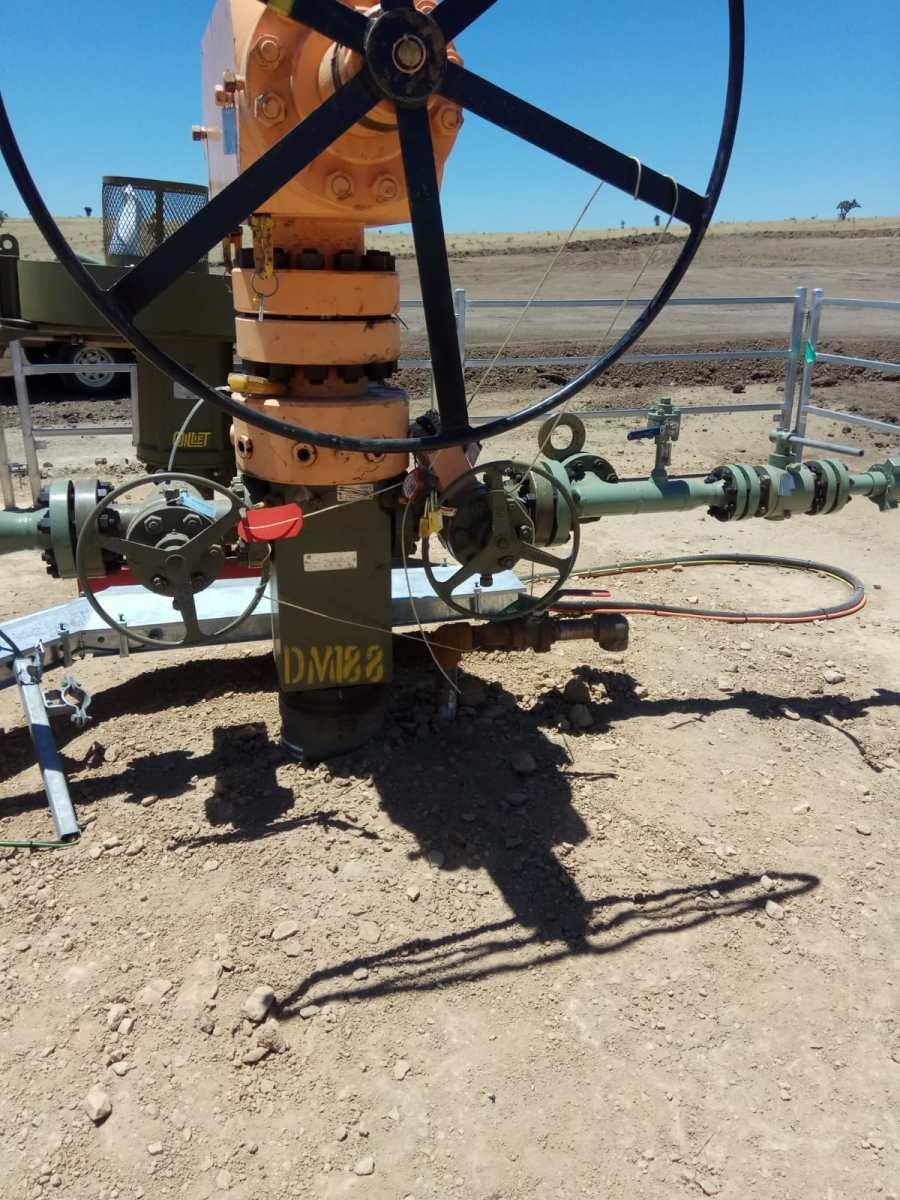 APLNG wellhead construction