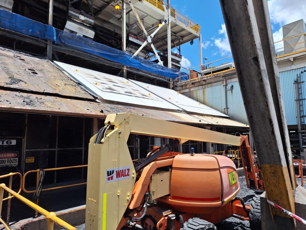 Transformer roof replacement